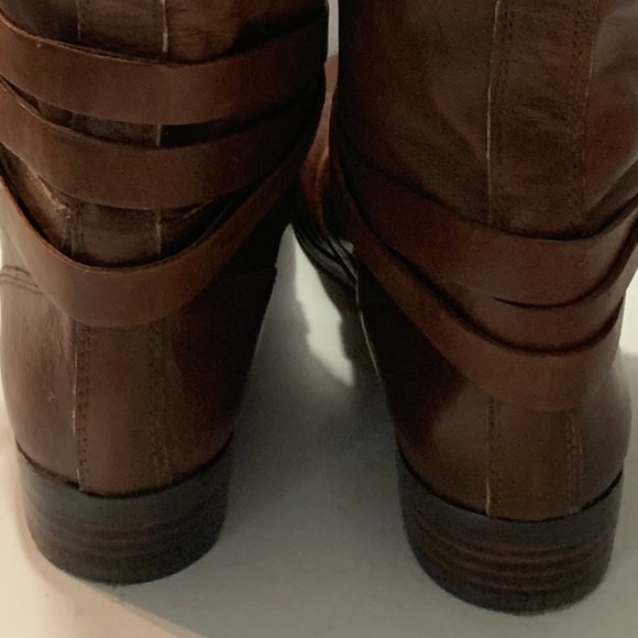 Dolce Vita Brown Leather High Boots Women's Size 7.5 - Picture 6 of 8
